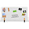 Legamaster Elements whiteboard tafelverdeler, geëmailleerd staal, incl. 2 tafelklemmen, B 1200 x H 600 x D 11 mm